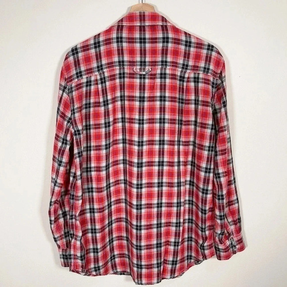 Aritzia Womens Medium Tna Boyfriend Plaid  Shirt - Picture 13 of 13